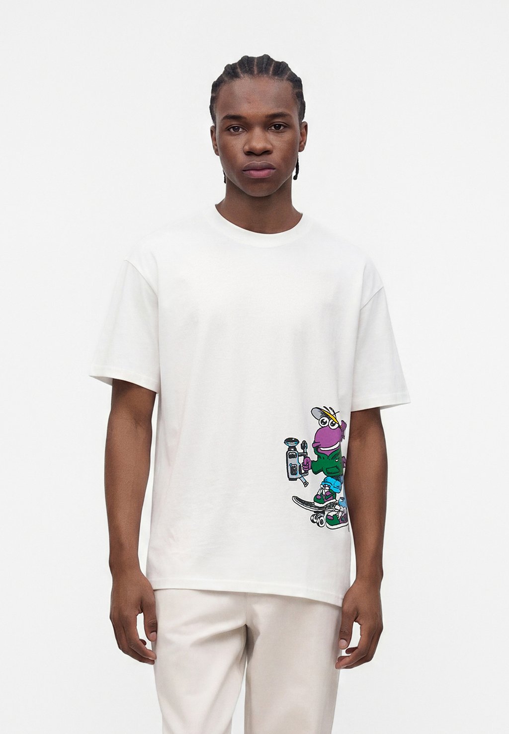 Printed T-shirt - white