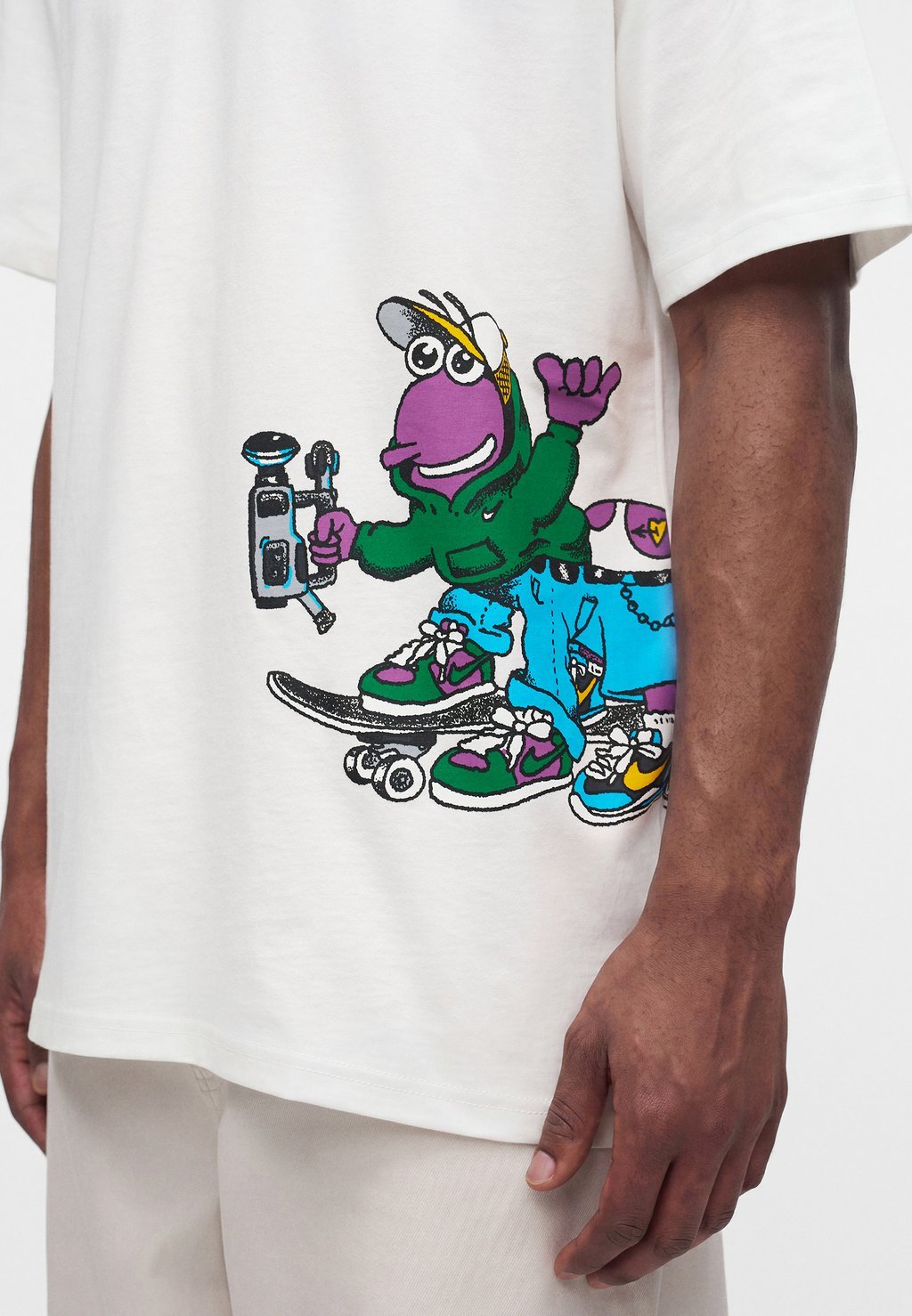 Printed T-shirt - white