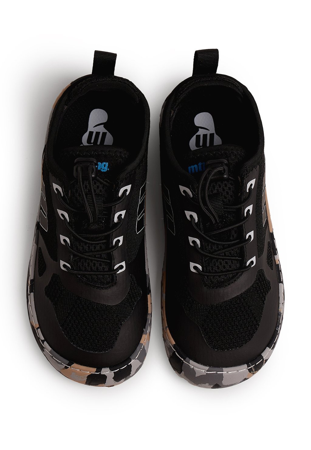 Girls' barefoot low-top trainers - black