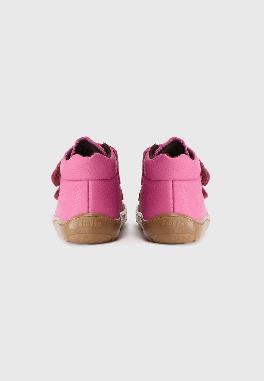 Autumn barefoot ankle boots - fuxia