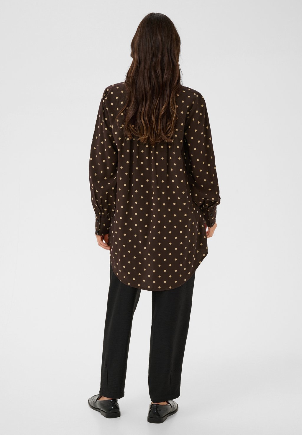 Polka dot tunic - molé moonbeam dot print