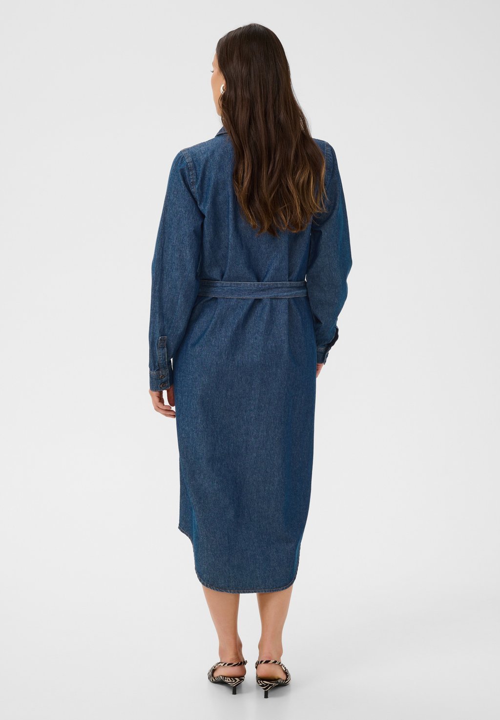 Denim dress - medium blue denim