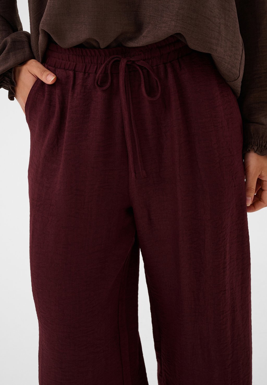Trousers - windsor wine melange