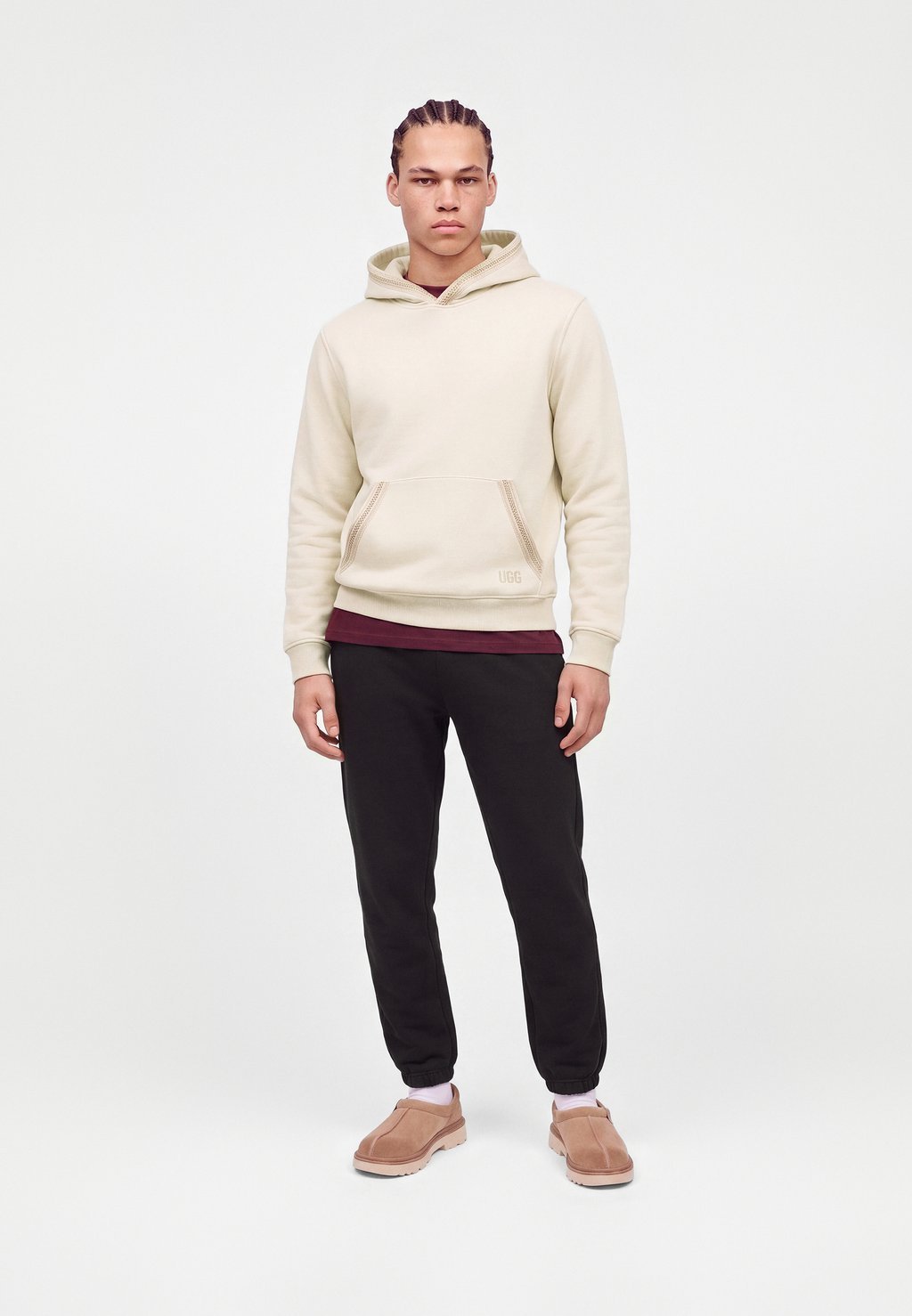 Hoodie - caribou heather