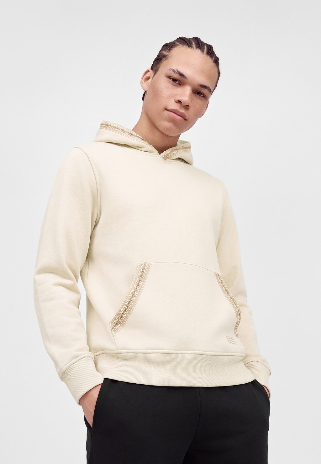 Hoodie - caribou heather